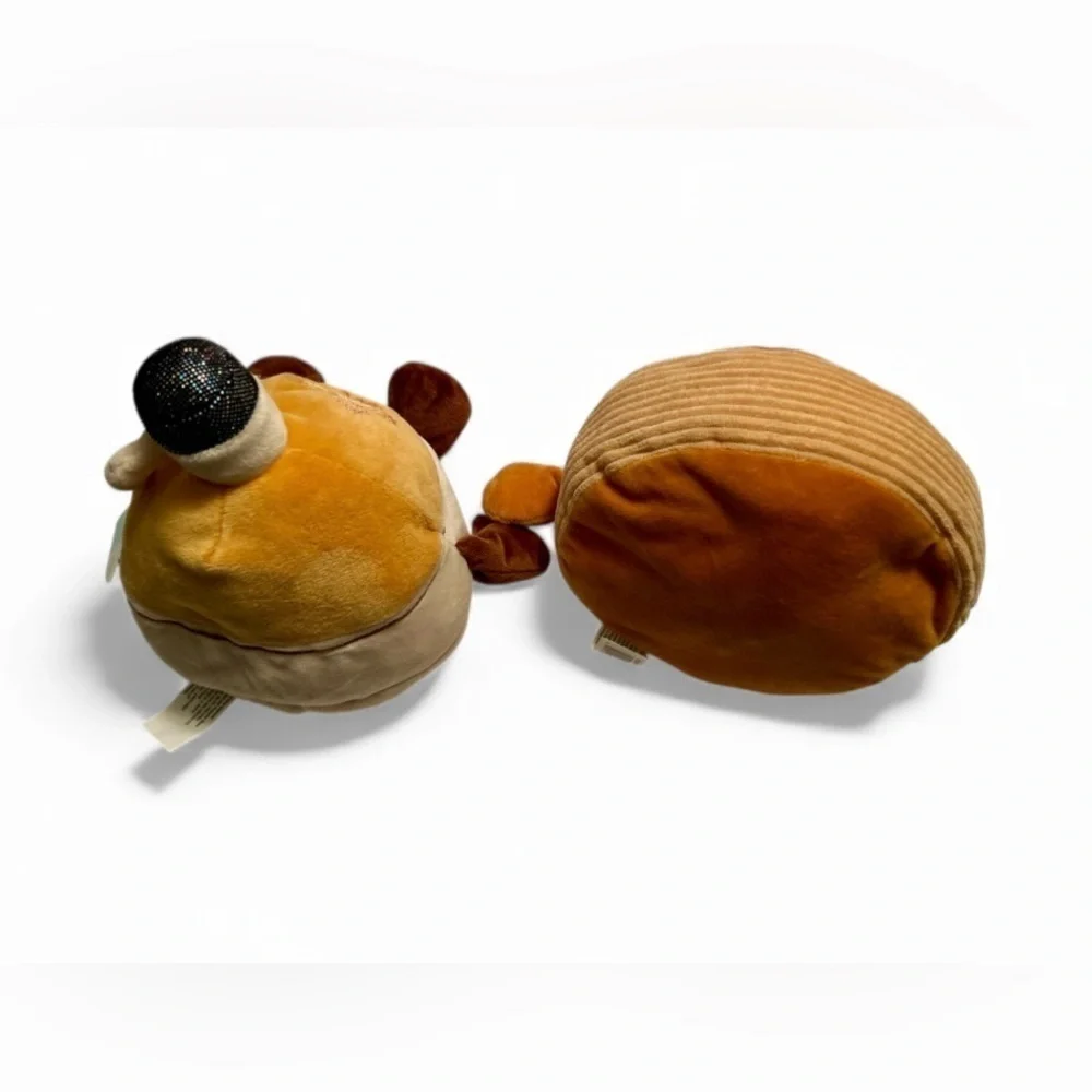 🥞 Play Right Hug Me Pancake & Syrup Plush Set – Linked Hands!